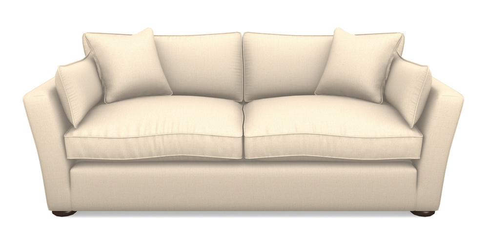 Product photograph of Aldeburgh Sofa Bed 4 Seater Sofa Bed In Plain Linen Cotton - Rice Pudding from Sofas and Stuff Limited