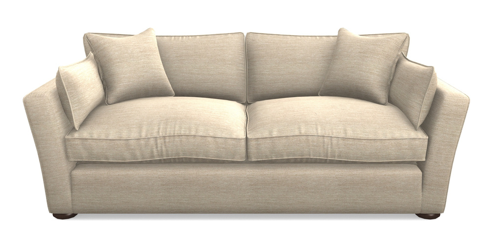 Product photograph of Aldeburgh Sofa Bed 4 Seater Sofa Bed In Textured Velvet - Almond from Sofas and Stuff Limited