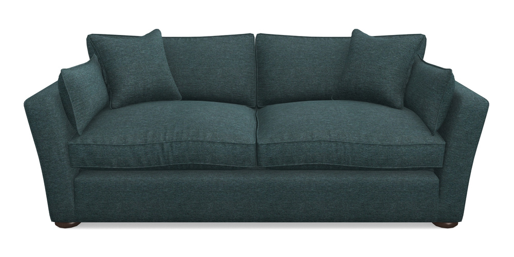 Product photograph of Aldeburgh Sofa Bed 4 Seater Sofa Bed In Textured Velvet - Atlantic from Sofas and Stuff Limited