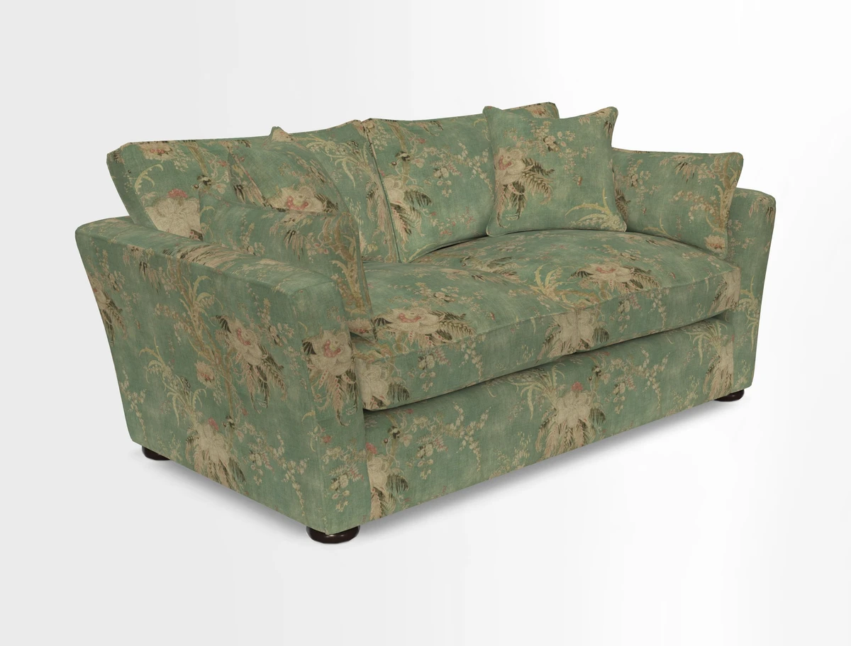 Aldeburgh 2.5 Seater Sofa in Cloth 22 Bayadere Seal with Scatters in Bayadere & Barcode Seal