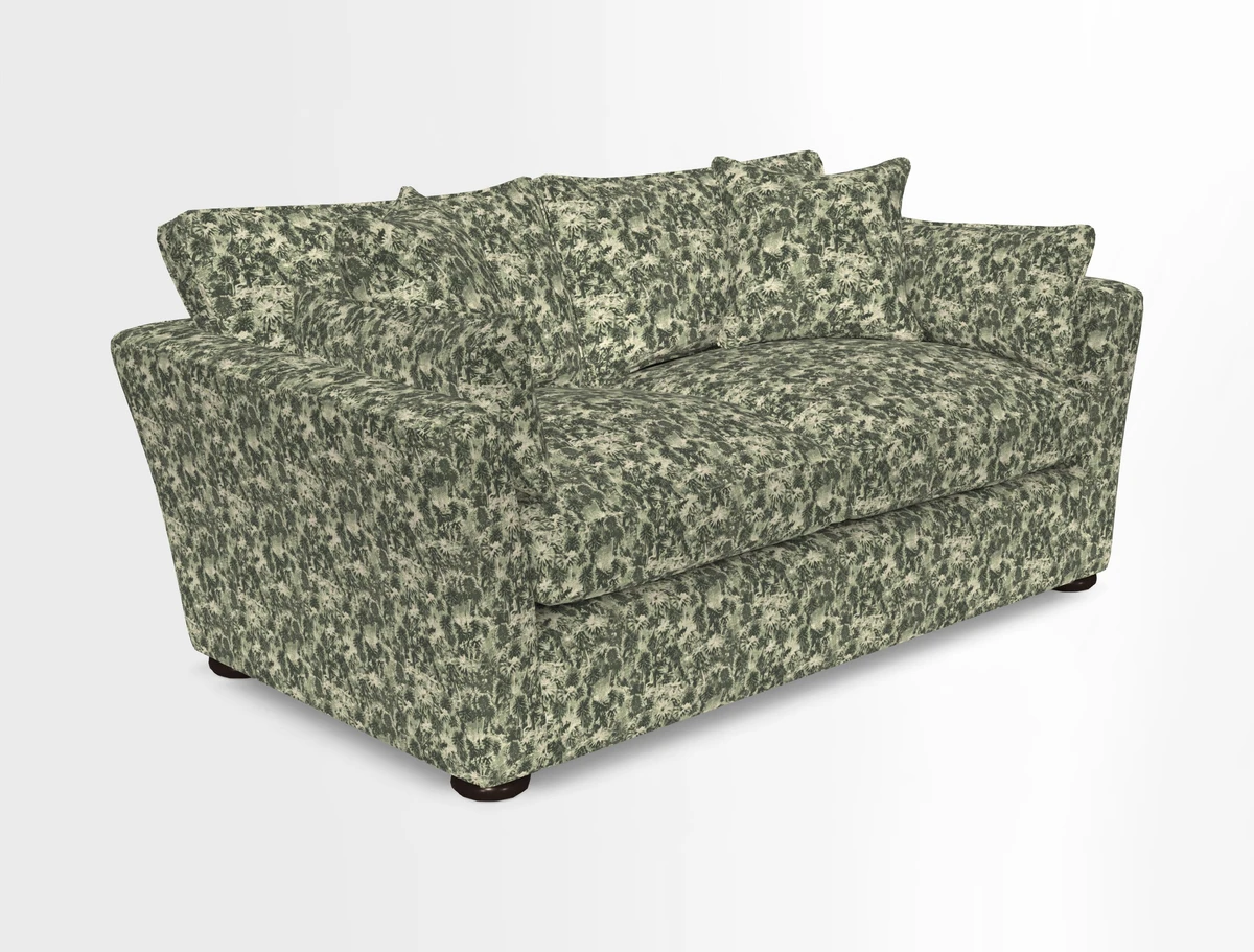 Aldeburgh 2.5 Seater Sofa in Cloth 22 Bayadere Seal with Scatters in Bayadere & Barcode Seal
