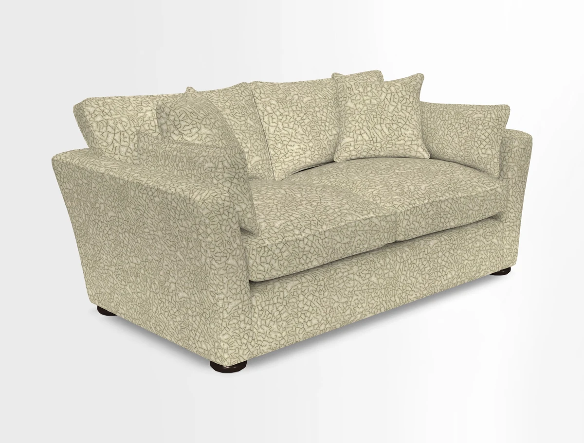 Aldeburgh 2.5 Seater Sofa in Cloth 22 Bayadere Seal with Scatters in Bayadere & Barcode Seal