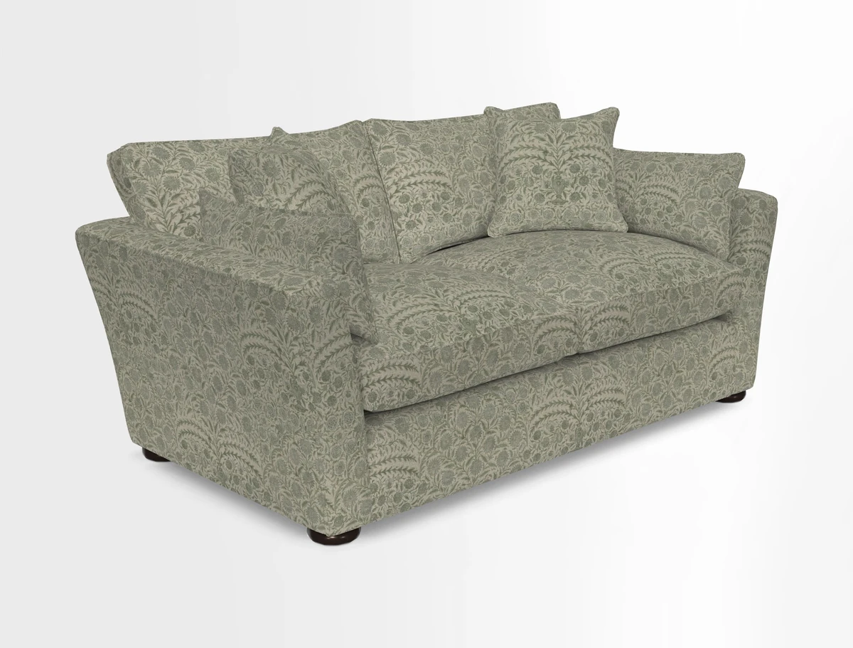 Aldeburgh 2.5 Seater Sofa in Cloth 22 Bayadere Seal with Scatters in Bayadere & Barcode Seal