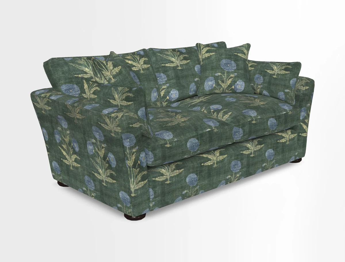 Aldeburgh 2.5 Seater Sofa in Cloth 22 Bayadere Seal with Scatters in Bayadere & Barcode Seal
