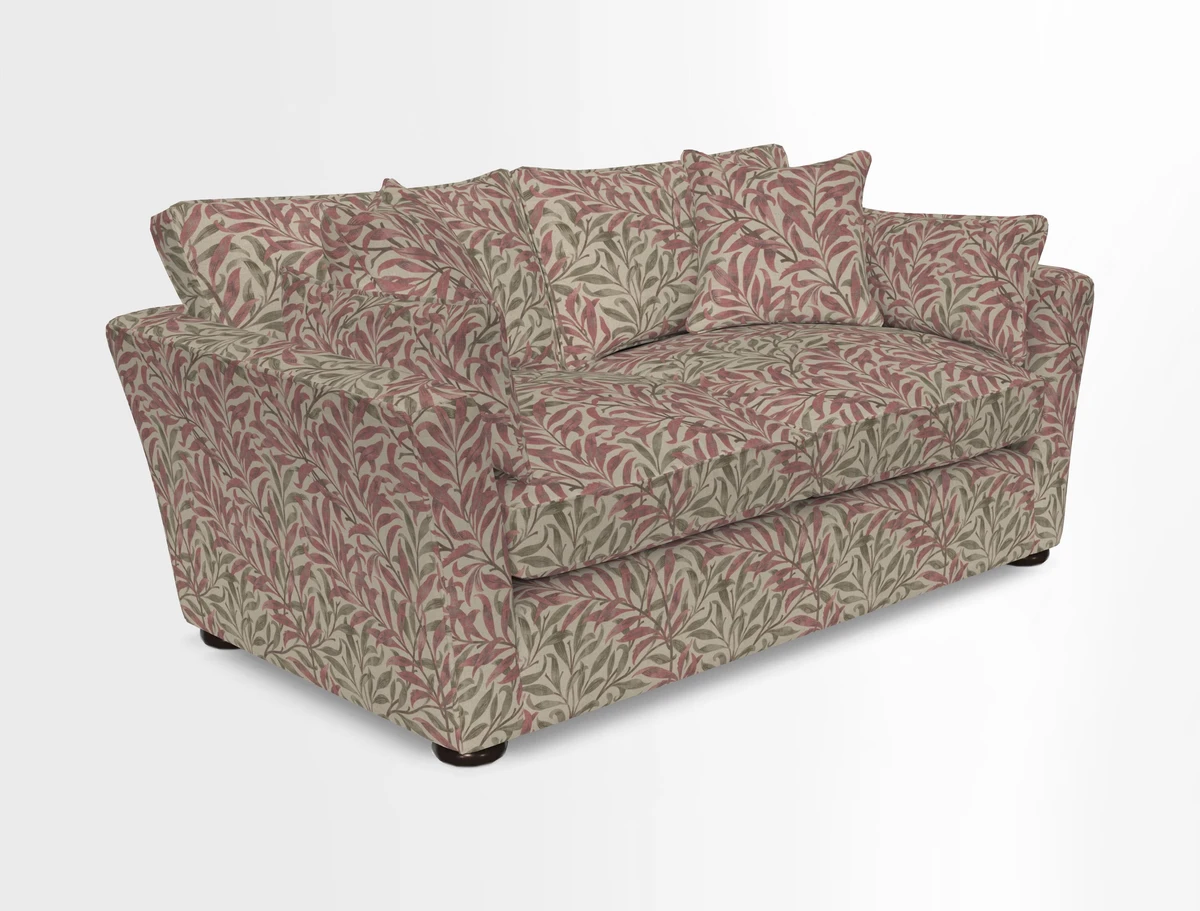 Aldeburgh 2.5 Seater Sofa in Cloth 22 Bayadere Seal with Scatters in Bayadere & Barcode Seal