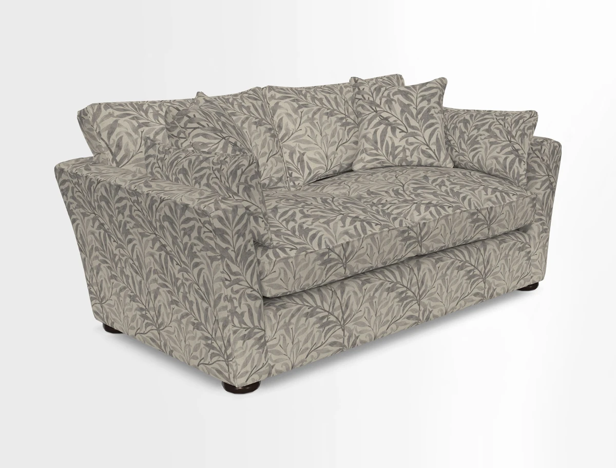 Aldeburgh 2.5 Seater Sofa in Cloth 22 Bayadere Seal with Scatters in Bayadere & Barcode Seal