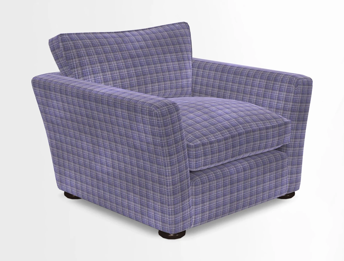 Aldeburgh Chair in Two Tone Plain Biscuit