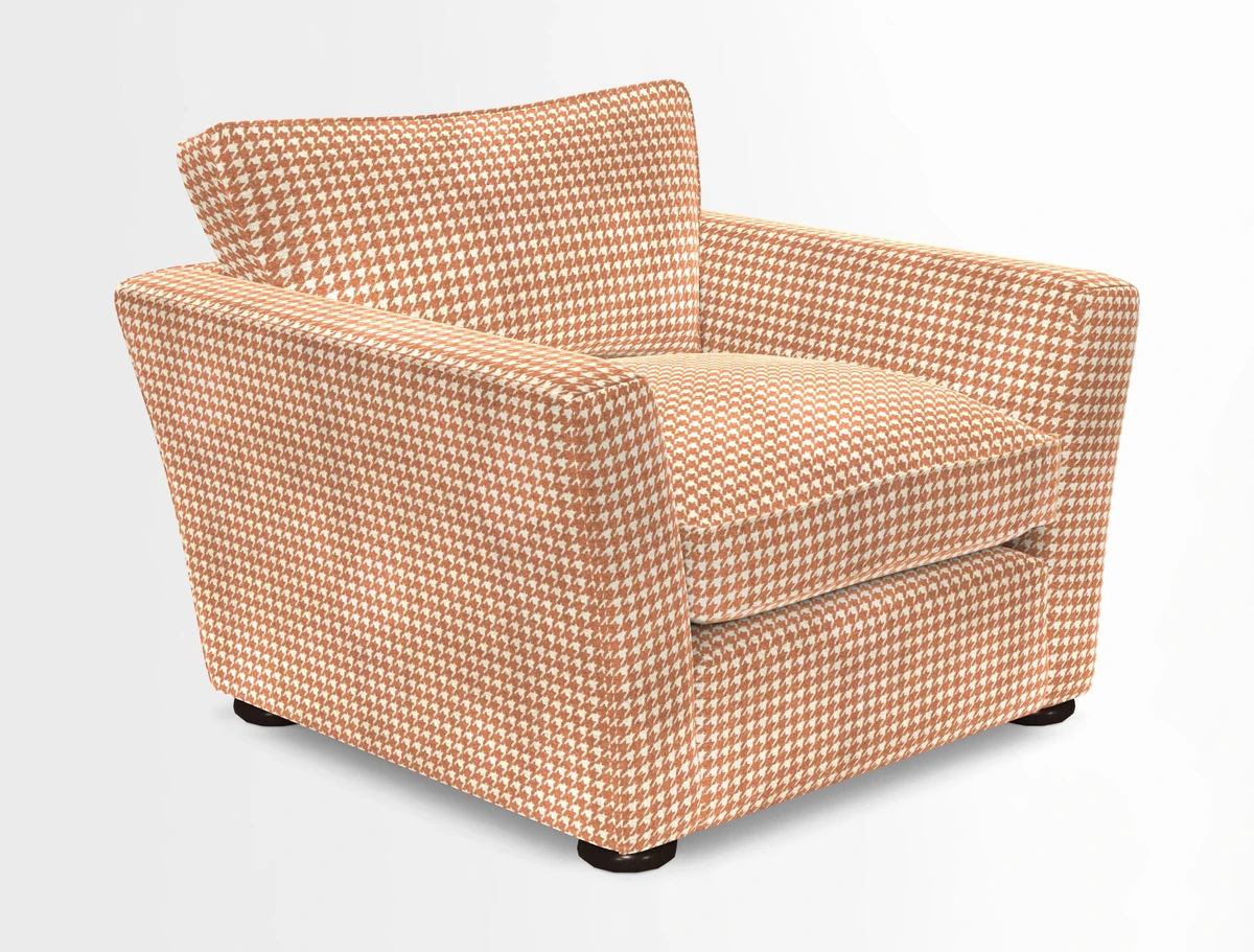 Aldeburgh Chair in Two Tone Plain Biscuit