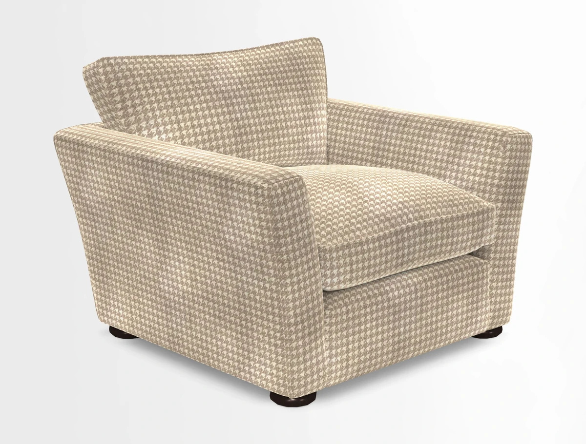 Aldeburgh Chair in Two Tone Plain Biscuit