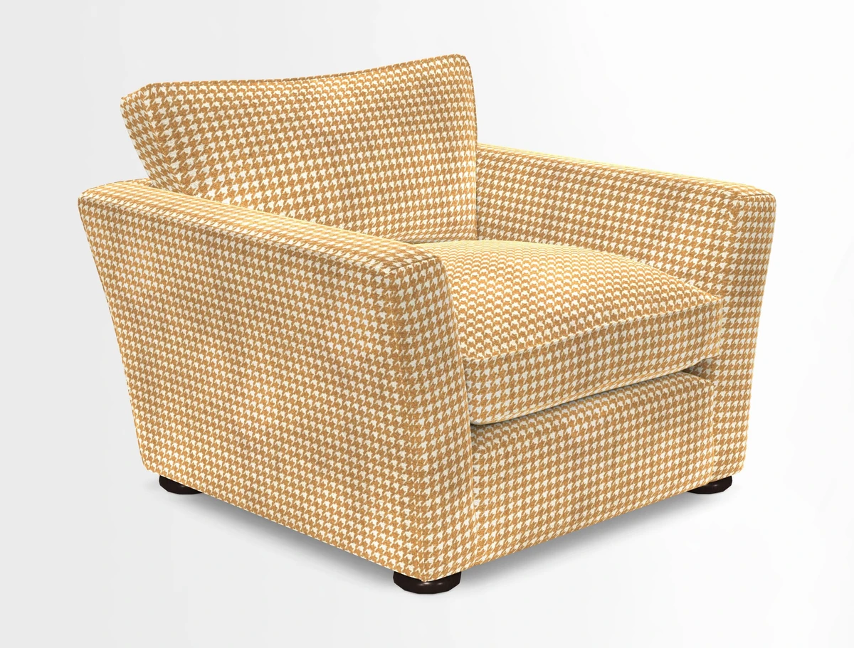 Aldeburgh Chair in Two Tone Plain Biscuit