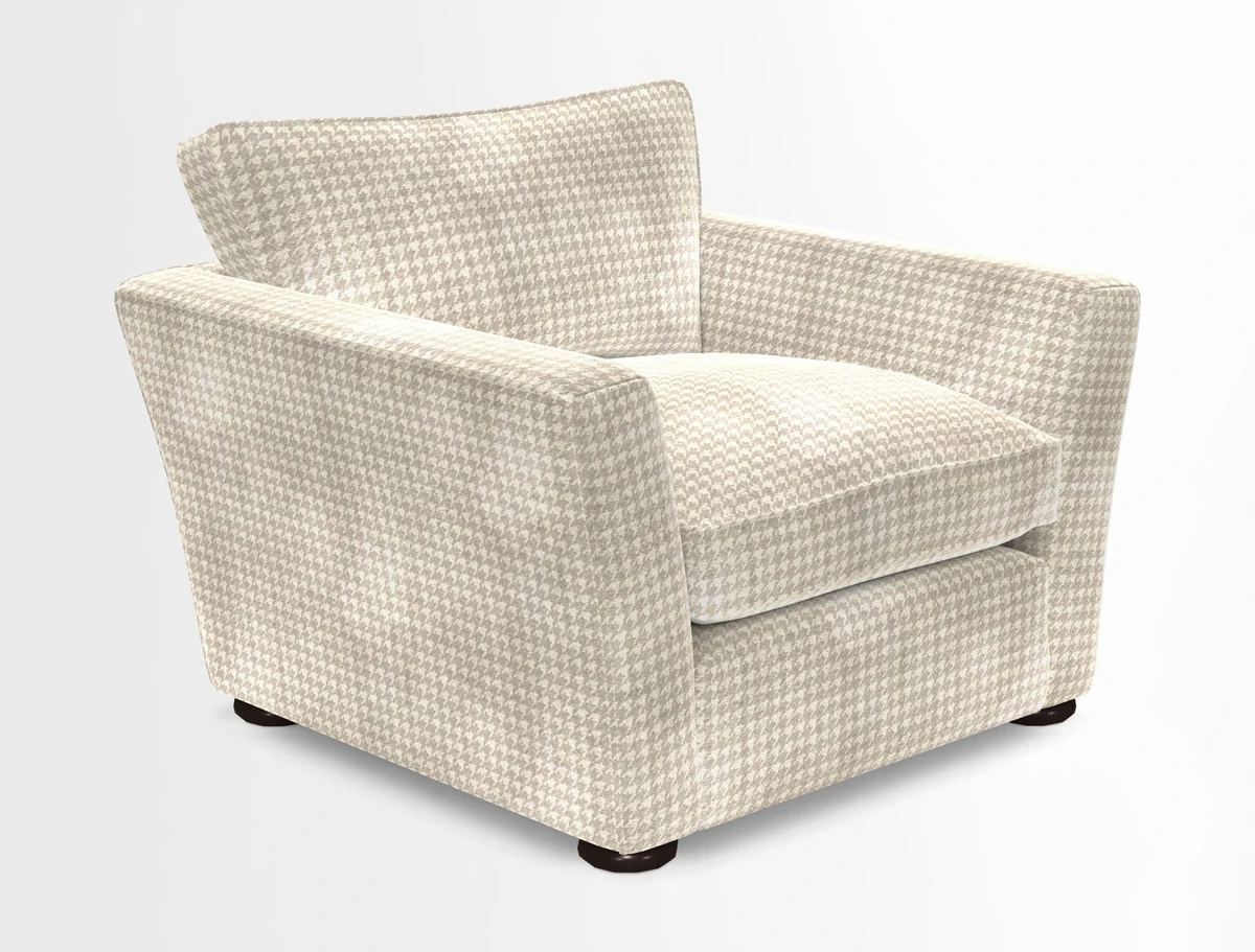 Aldeburgh Chair in Two Tone Plain Biscuit
