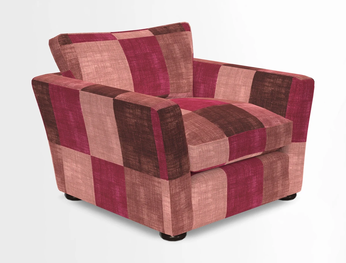 Aldeburgh Chair in Two Tone Plain Biscuit