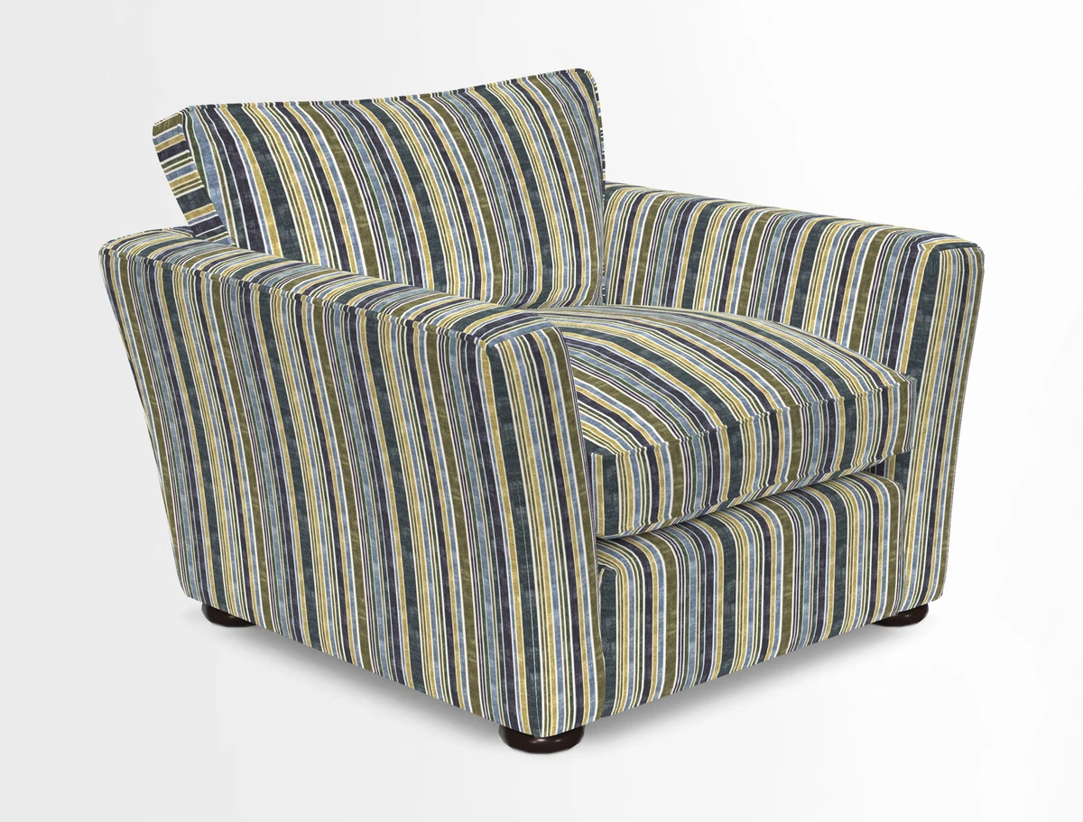 Aldeburgh Chair in Two Tone Plain Biscuit