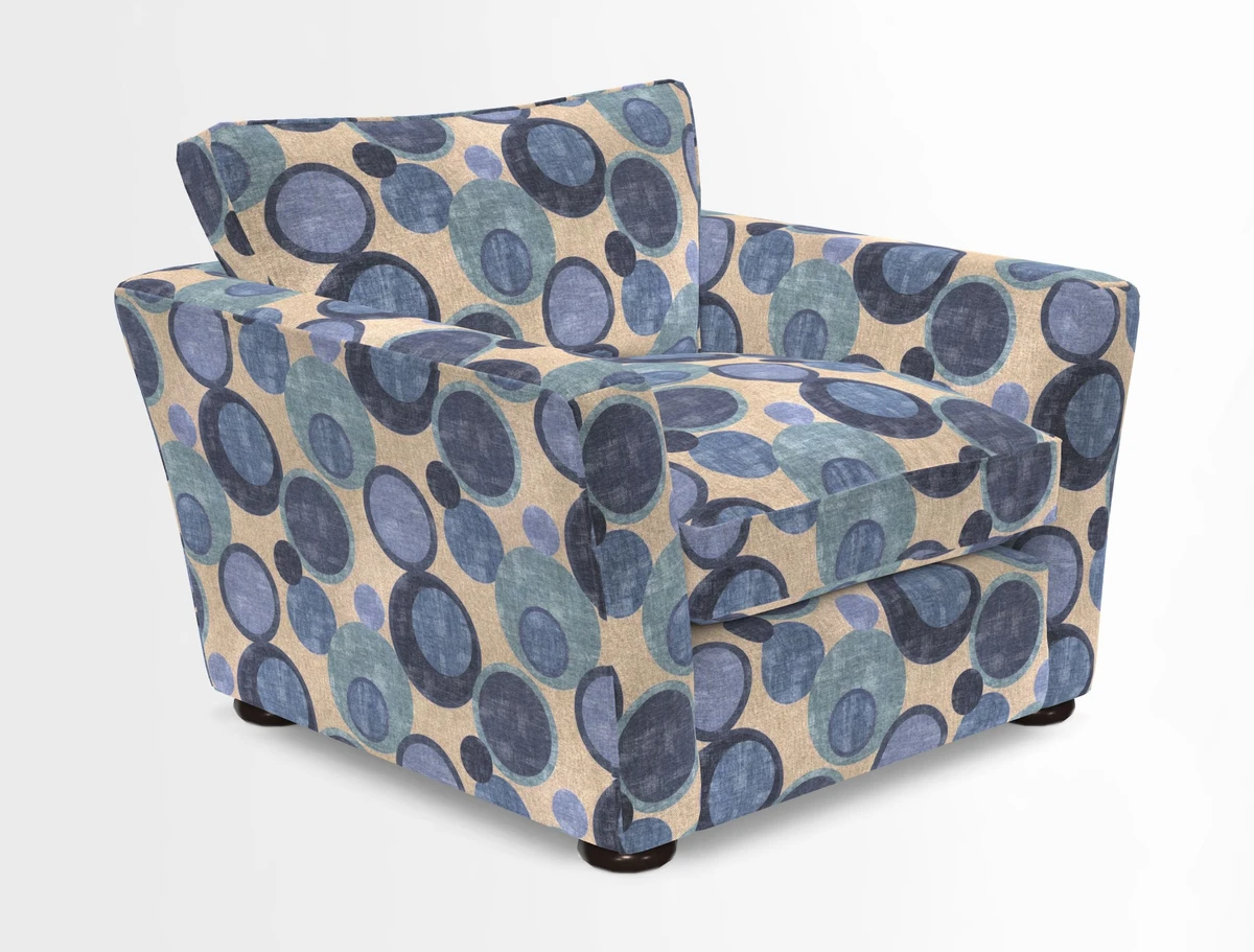 Aldeburgh Chair in Two Tone Plain Biscuit