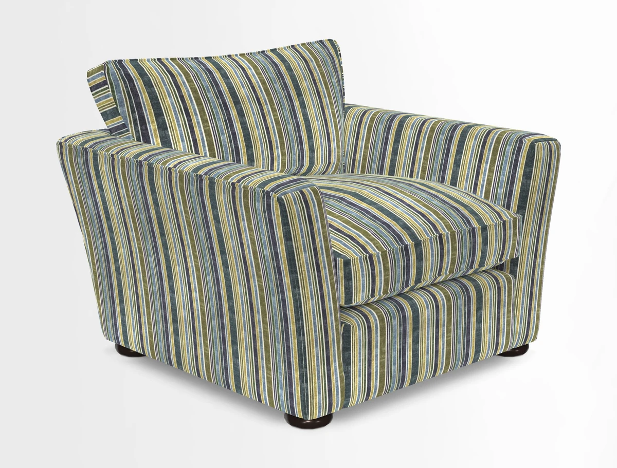Aldeburgh Chair in Two Tone Plain Biscuit