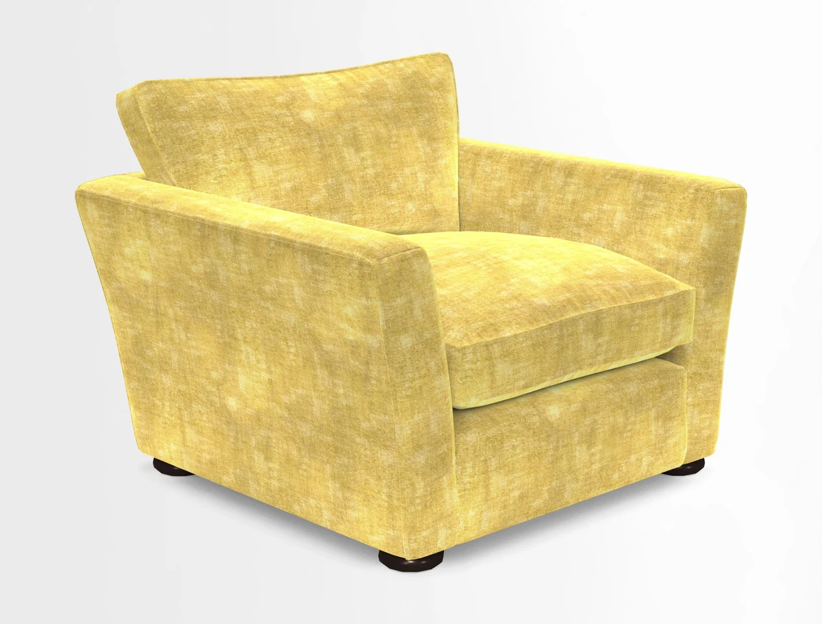 Aldeburgh Chair in Two Tone Plain Biscuit