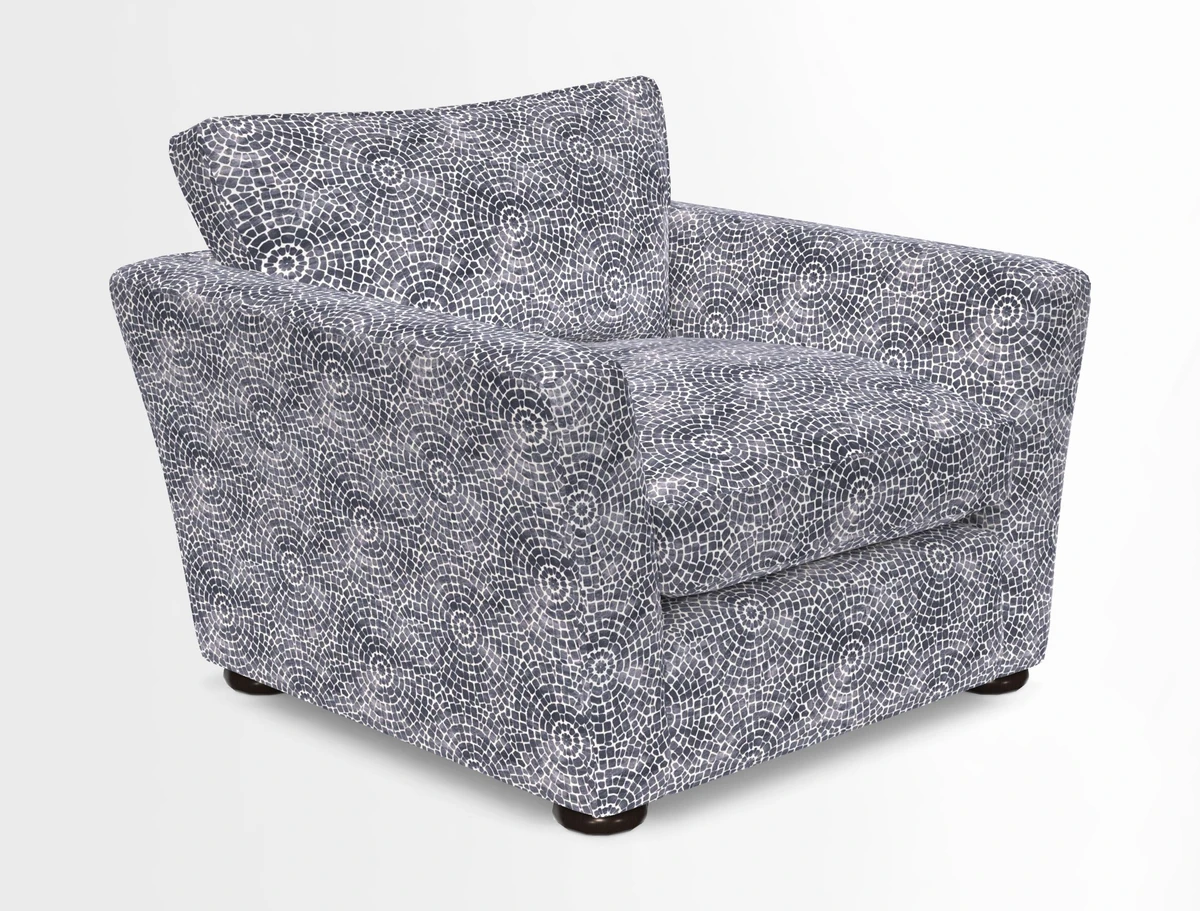 Aldeburgh Chair in Two Tone Plain Biscuit