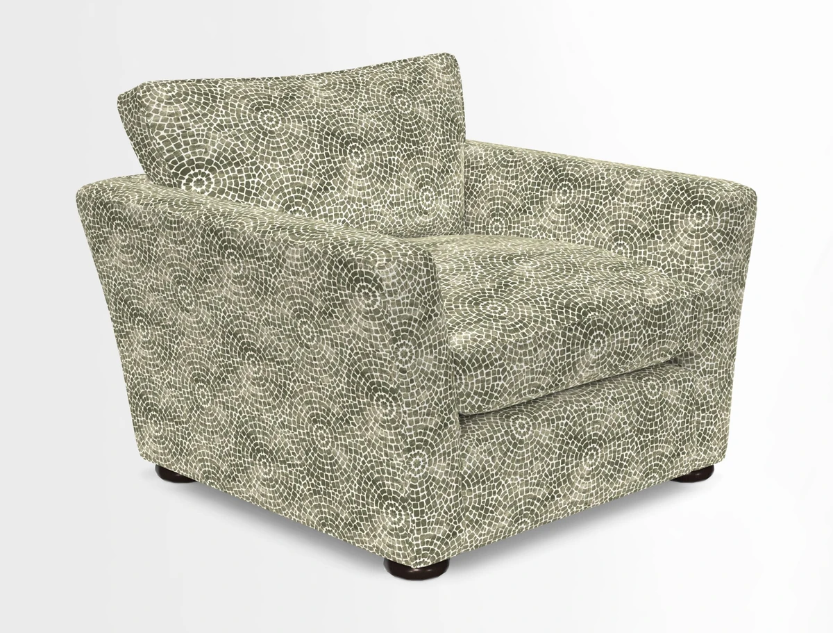 Aldeburgh Chair in Two Tone Plain Biscuit