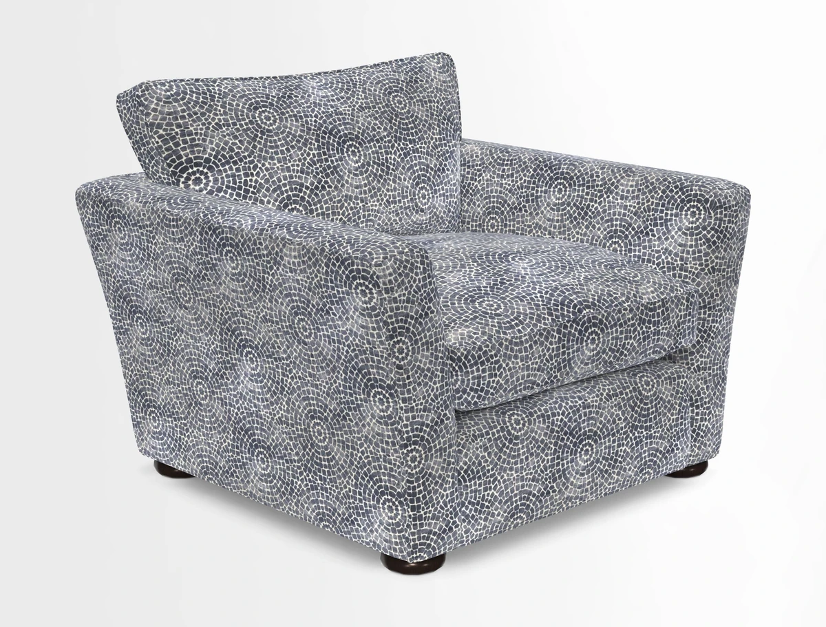 Aldeburgh Chair in Two Tone Plain Biscuit