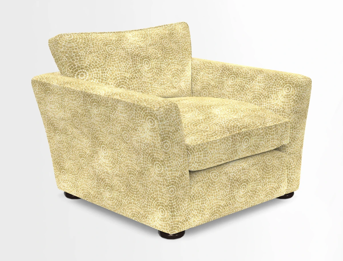 Aldeburgh Chair in Two Tone Plain Biscuit
