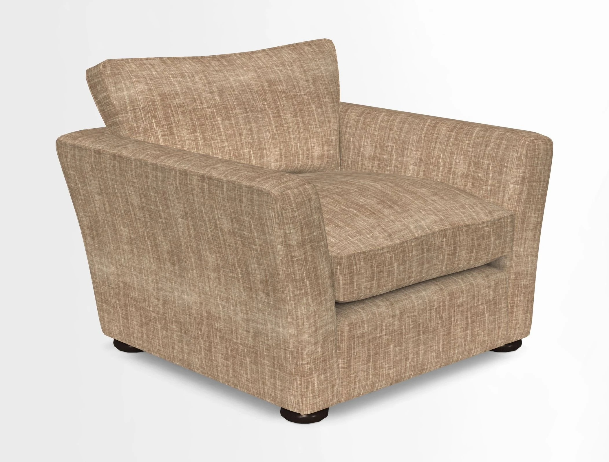 Aldeburgh Chair in Two Tone Plain Biscuit