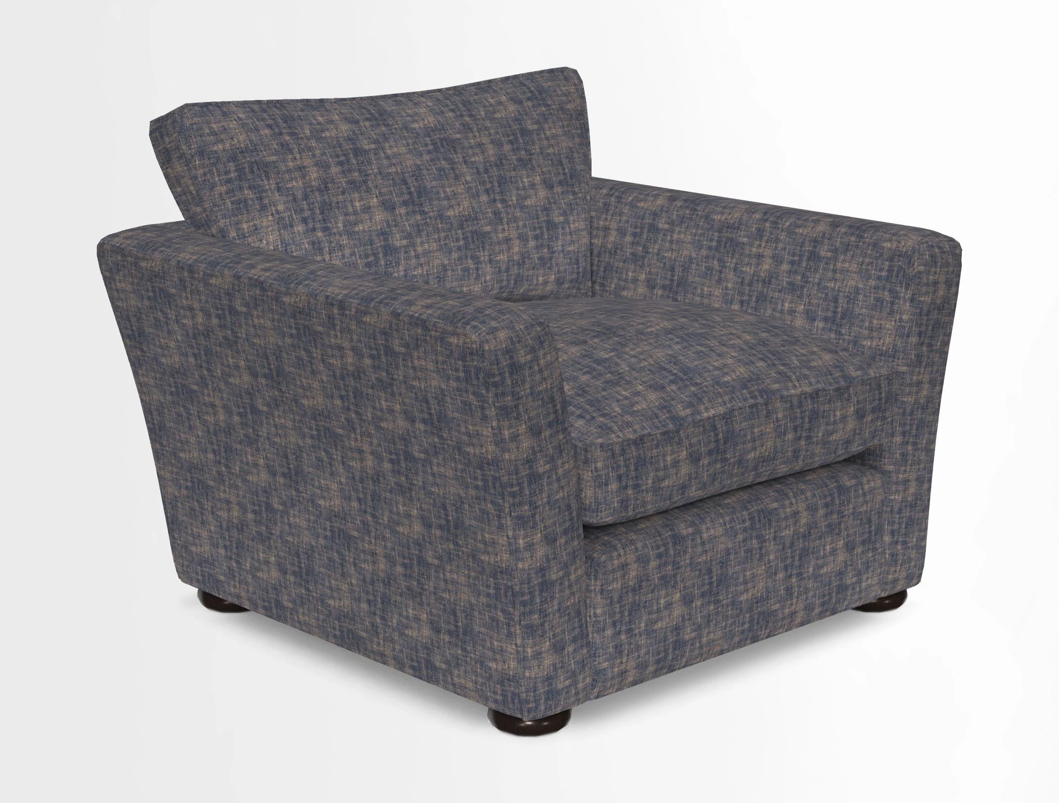 Aldeburgh Chair in Two Tone Plain Biscuit