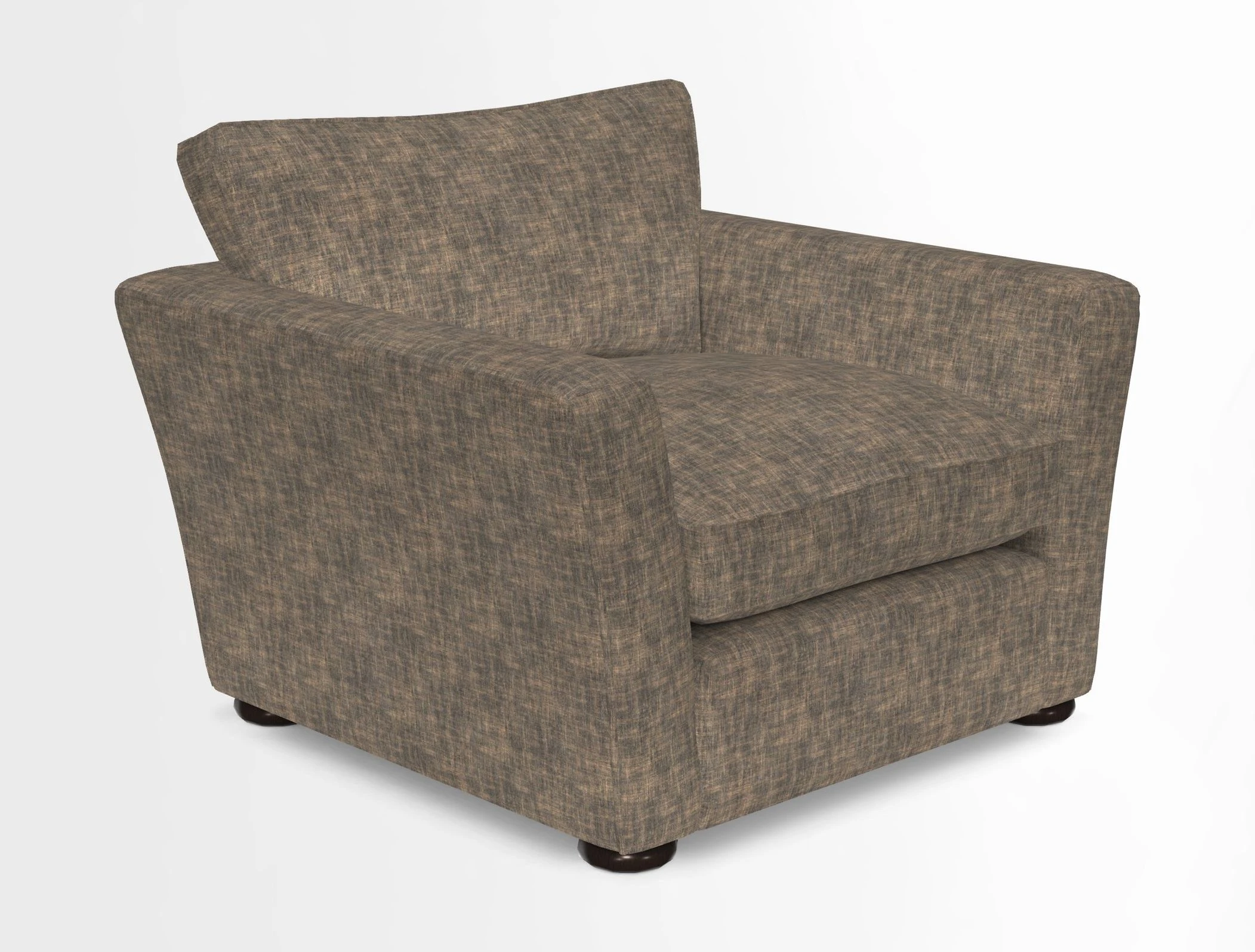 Aldeburgh Chair in Two Tone Plain Biscuit
