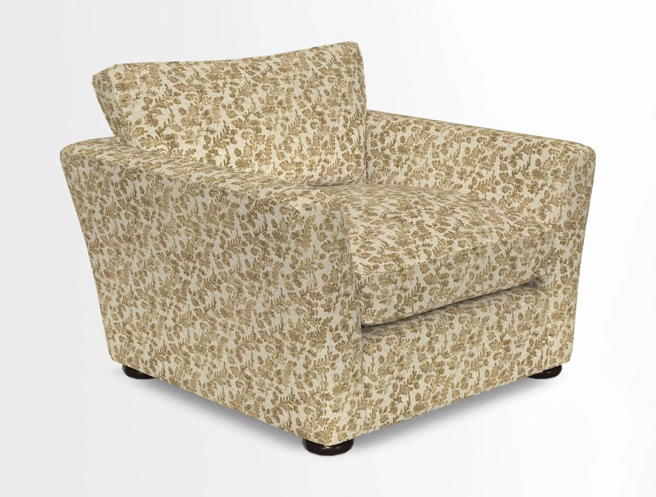 Aldeburgh Chair in Two Tone Plain Biscuit