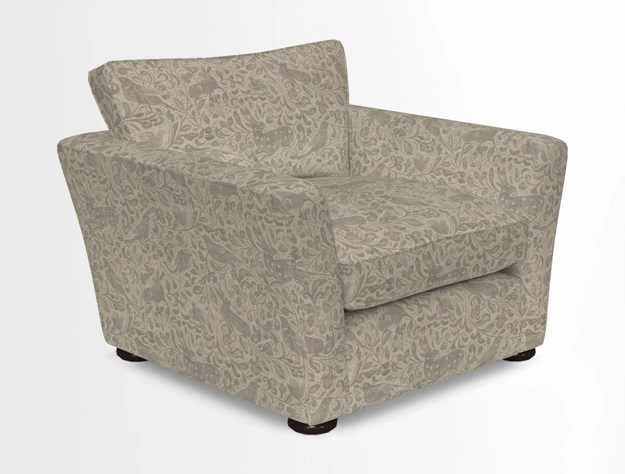 Aldeburgh Chair in Two Tone Plain Biscuit