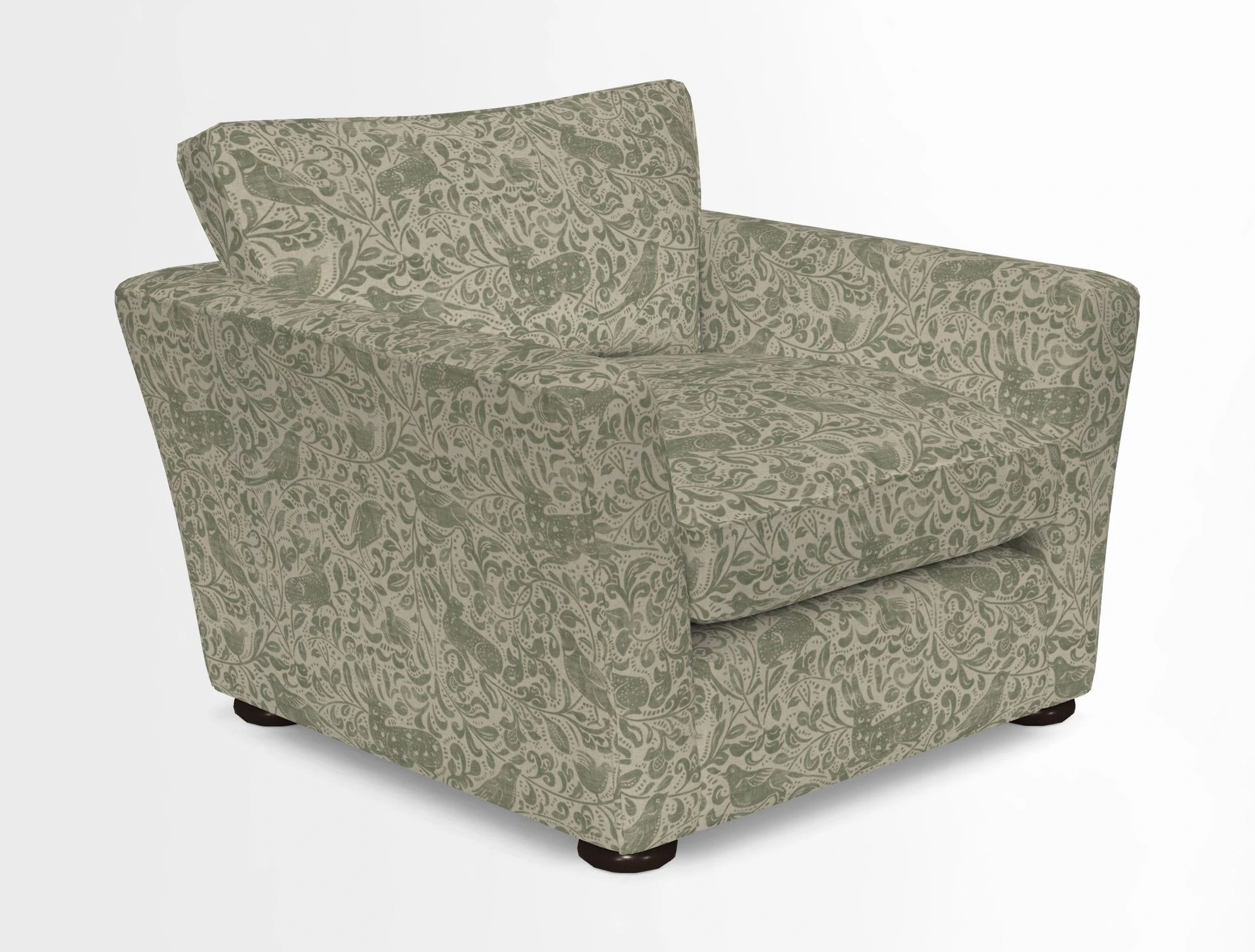Aldeburgh Chair in Two Tone Plain Biscuit
