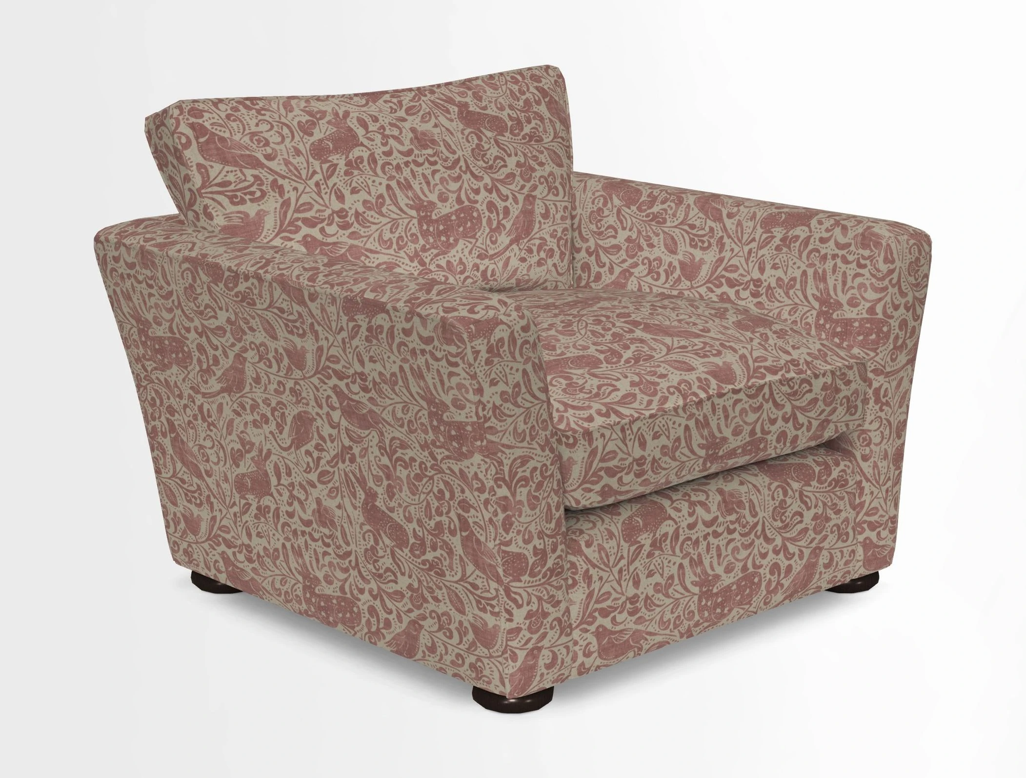 Aldeburgh Chair in Two Tone Plain Biscuit