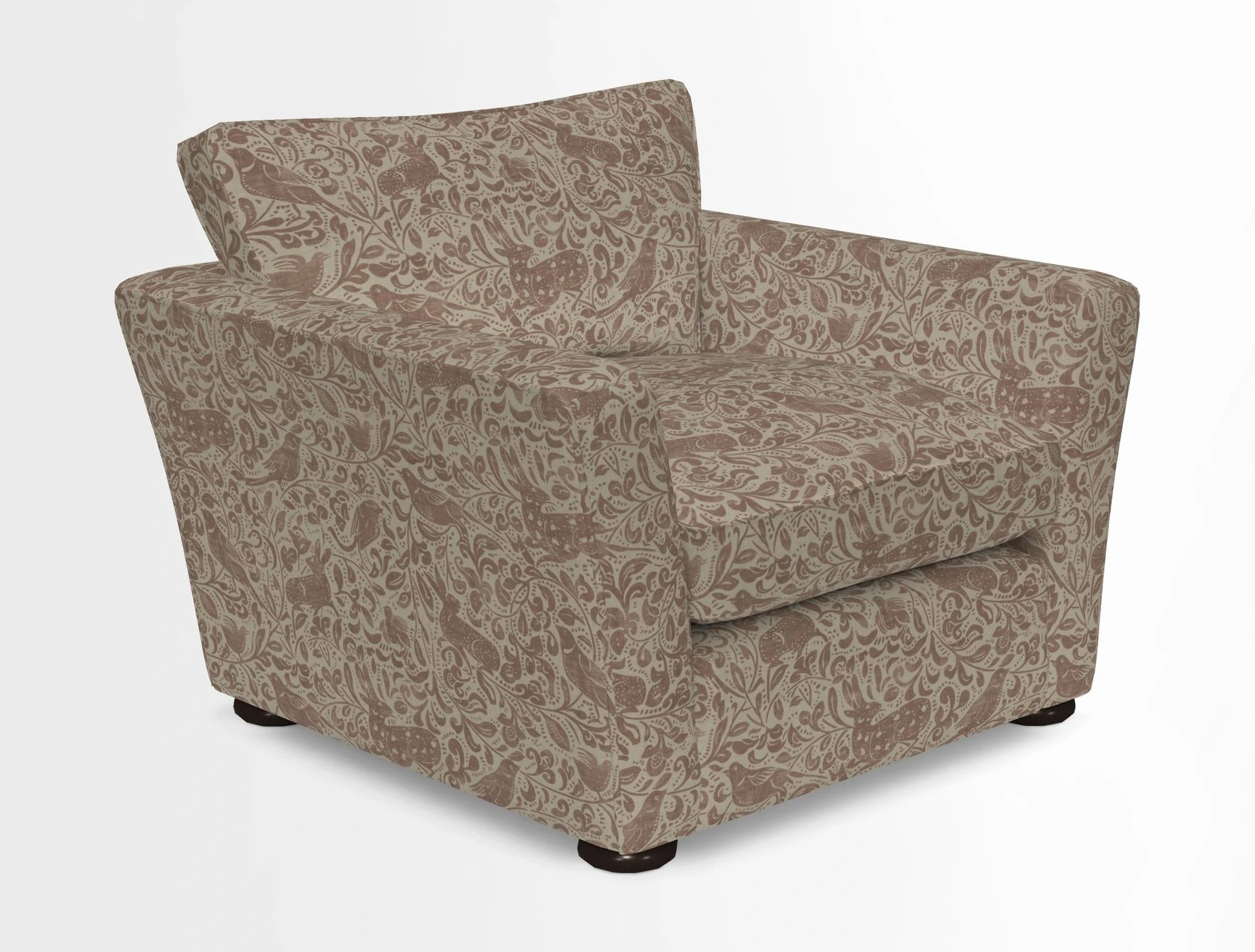 Aldeburgh Chair in Two Tone Plain Biscuit