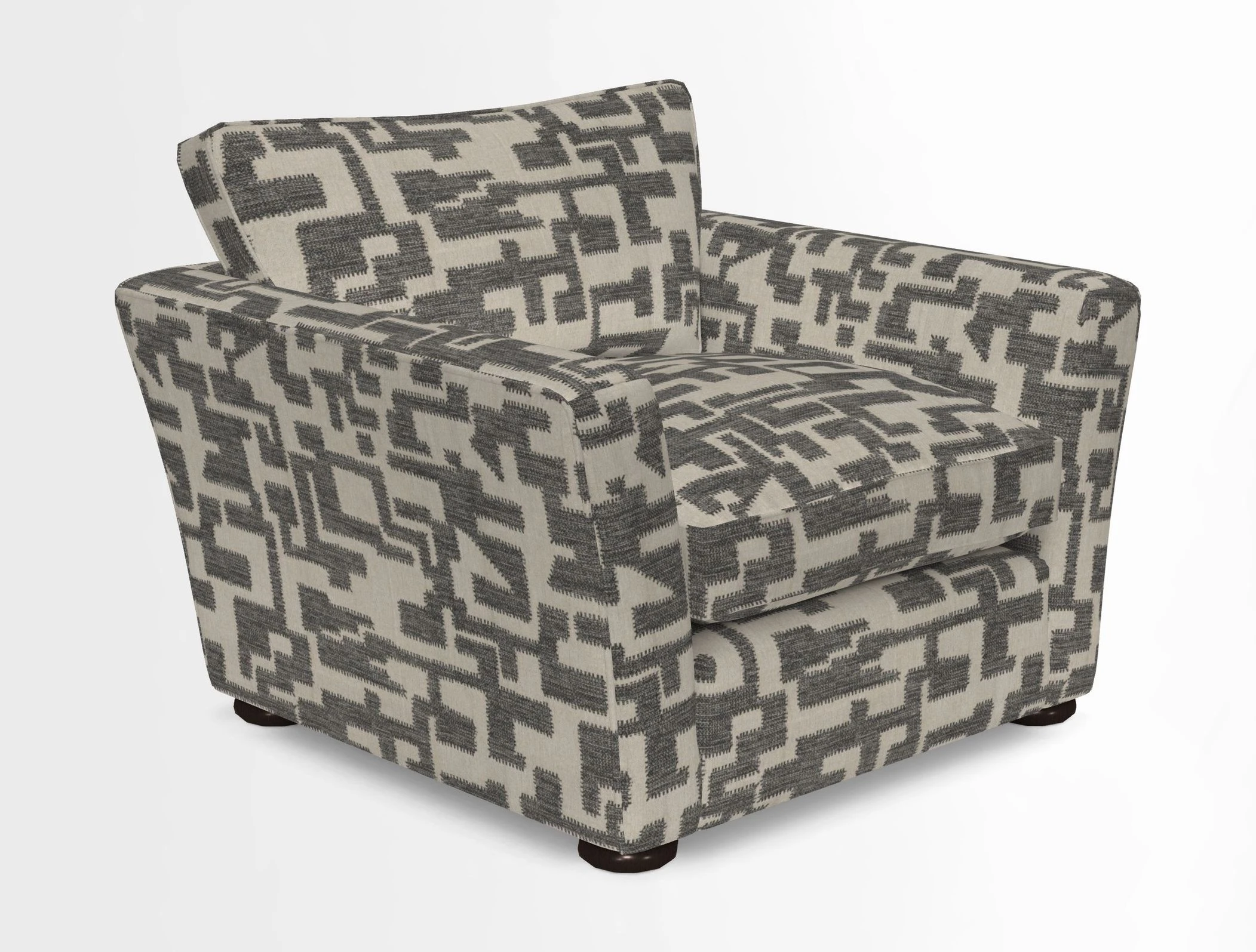 Aldeburgh Chair in Two Tone Plain Biscuit