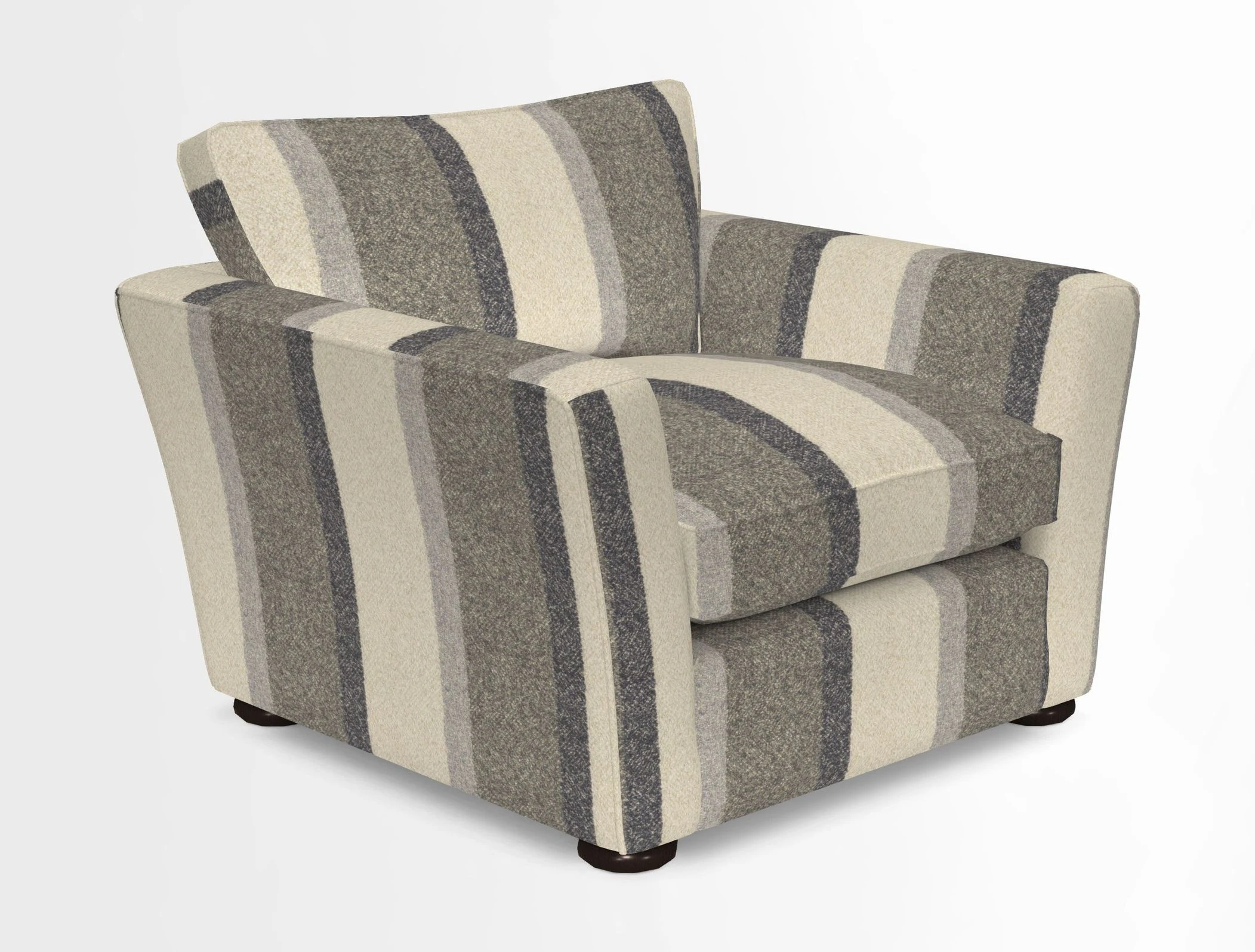 Aldeburgh Chair in Two Tone Plain Biscuit