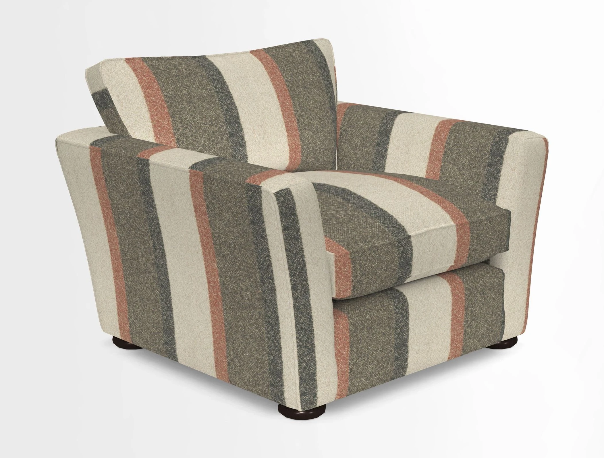 Aldeburgh Chair in Two Tone Plain Biscuit