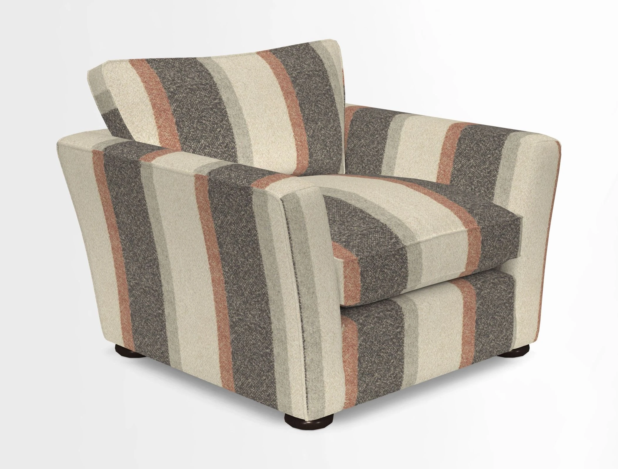 Aldeburgh Chair in Two Tone Plain Biscuit