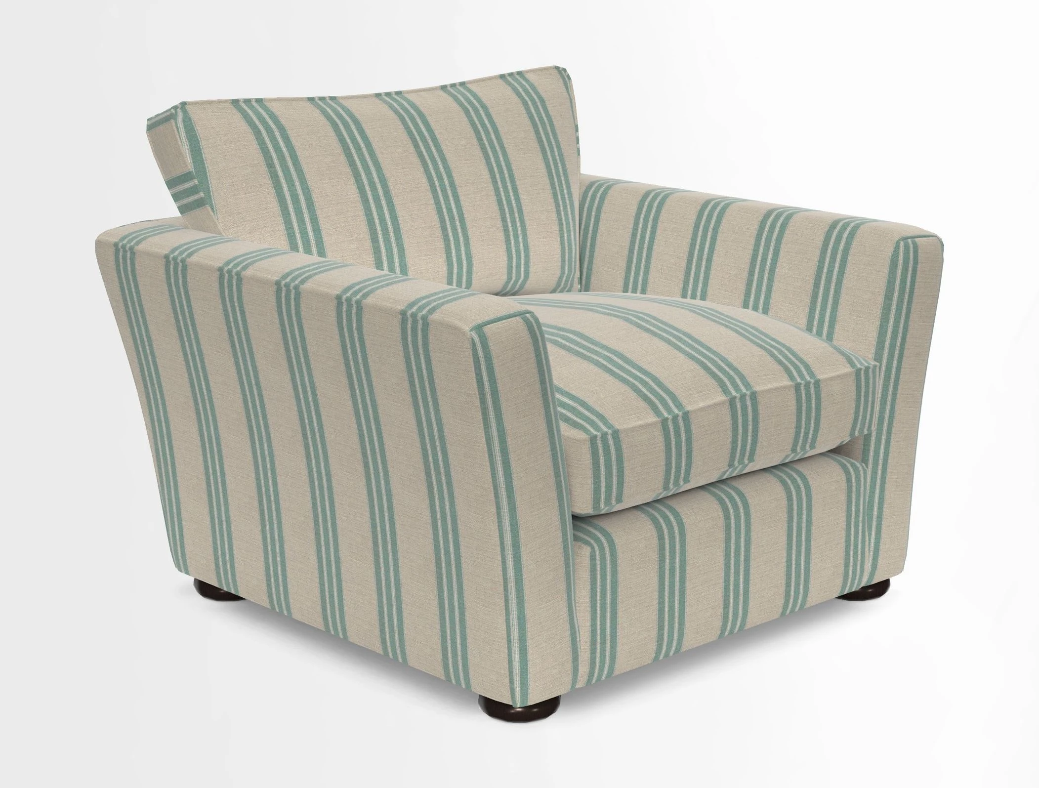 Aldeburgh Chair in Two Tone Plain Biscuit