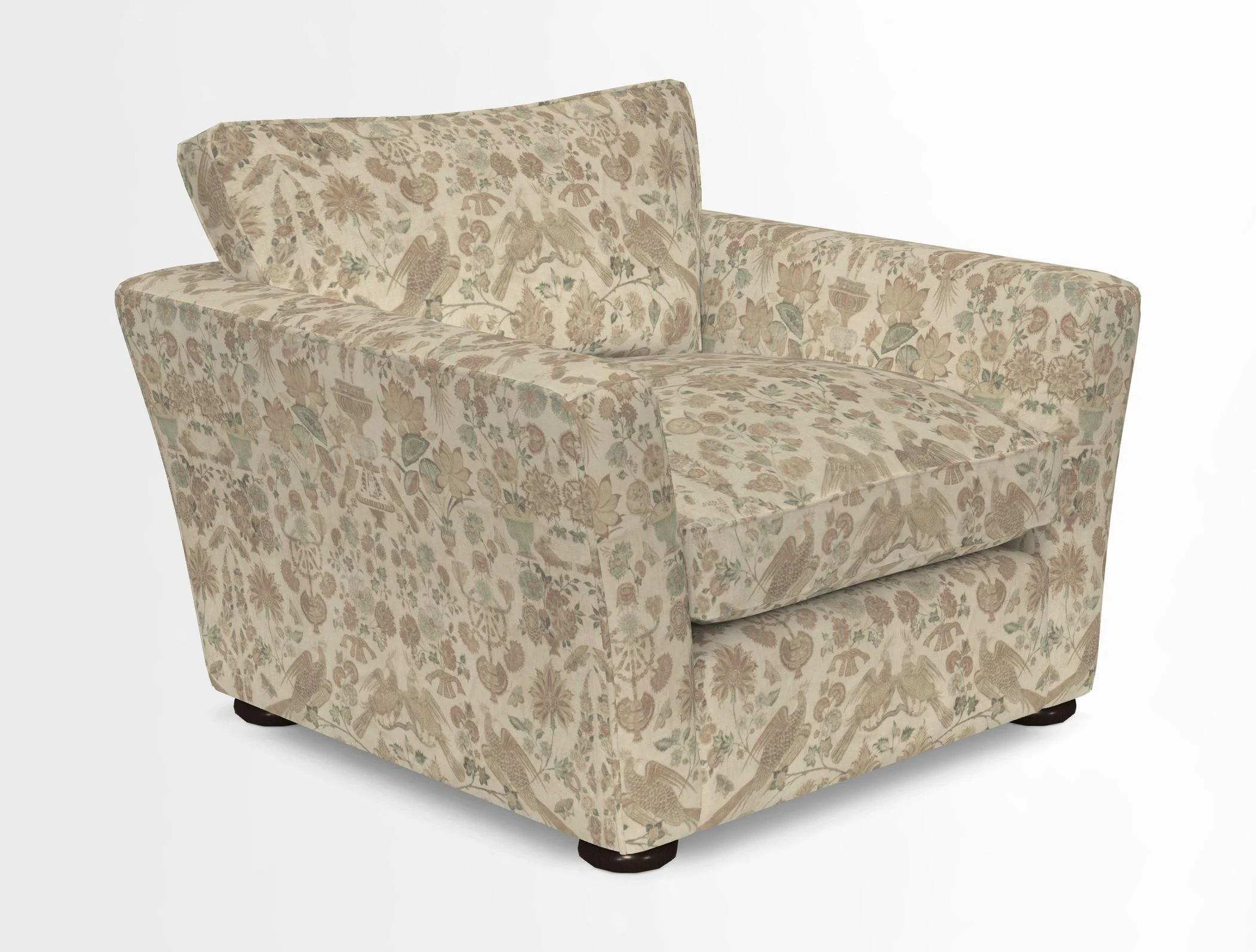Aldeburgh Chair in Two Tone Plain Biscuit
