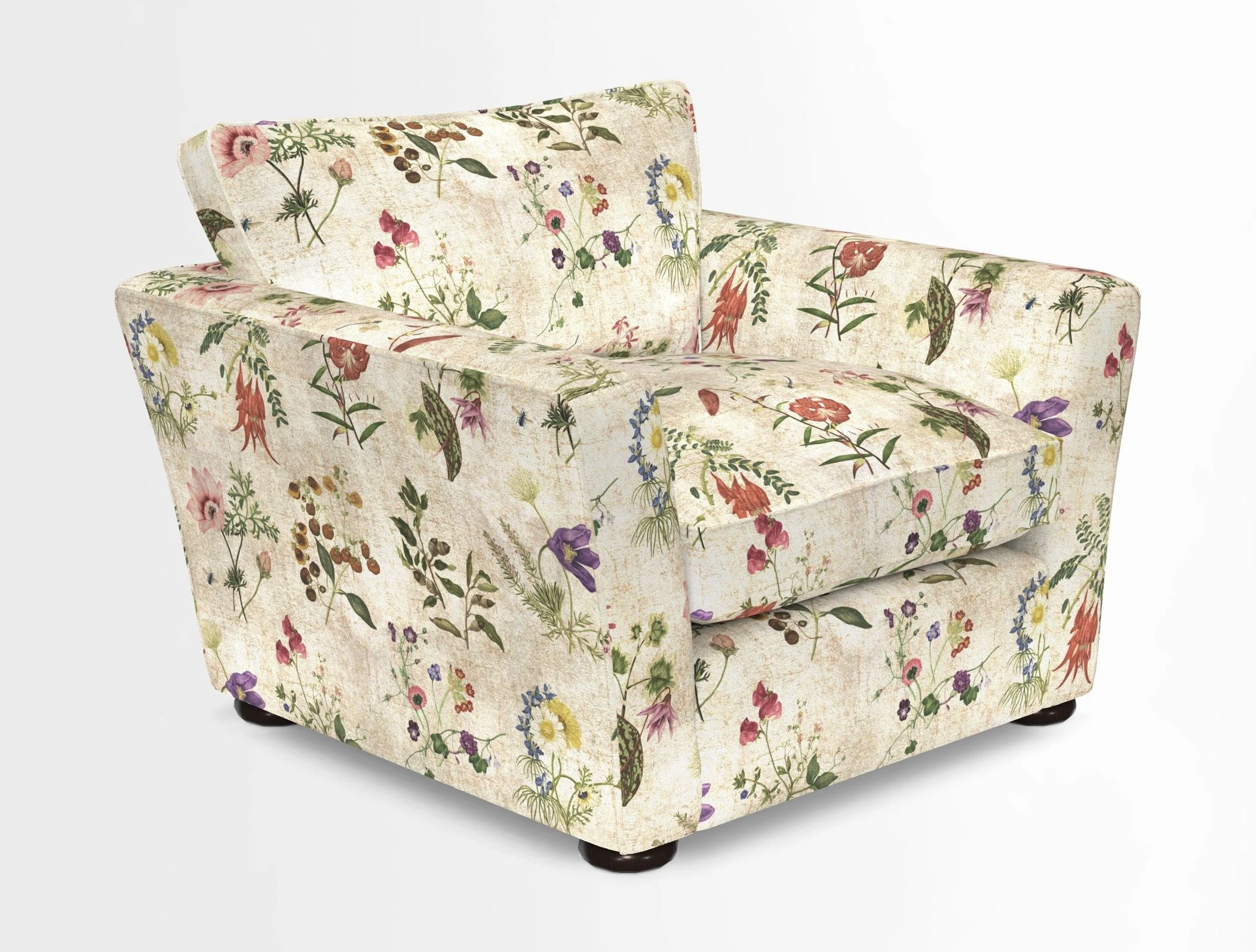 Aldeburgh Chair in Two Tone Plain Biscuit