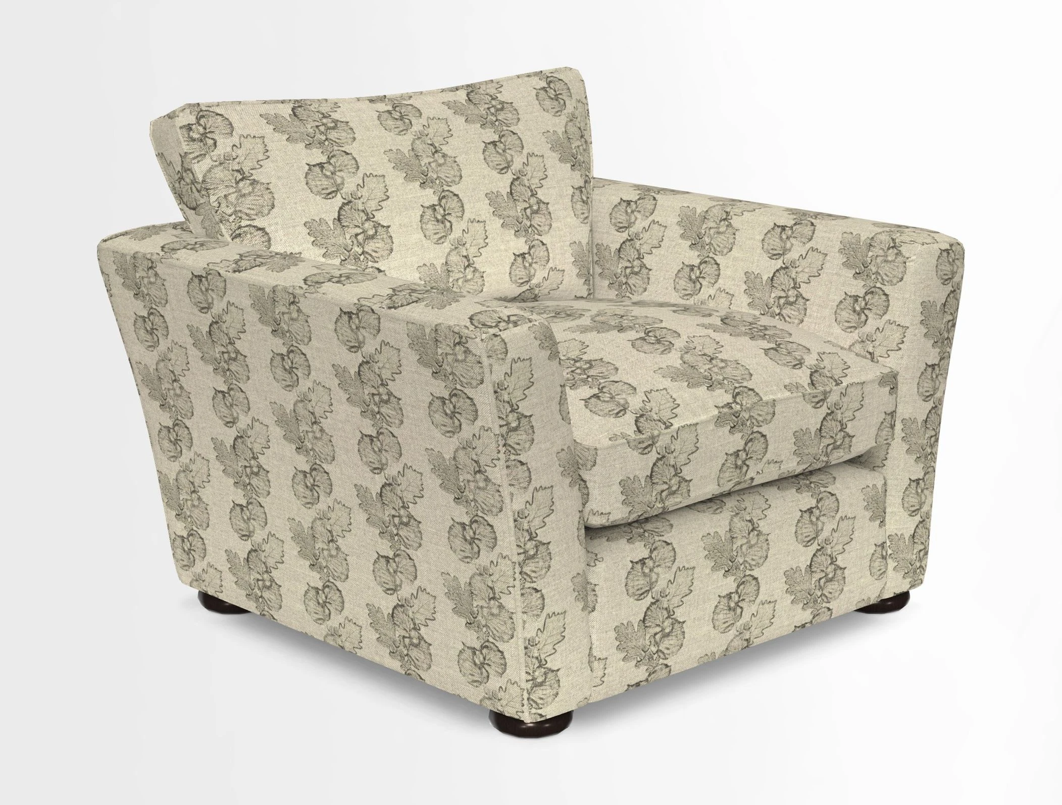 Aldeburgh Chair in Two Tone Plain Biscuit