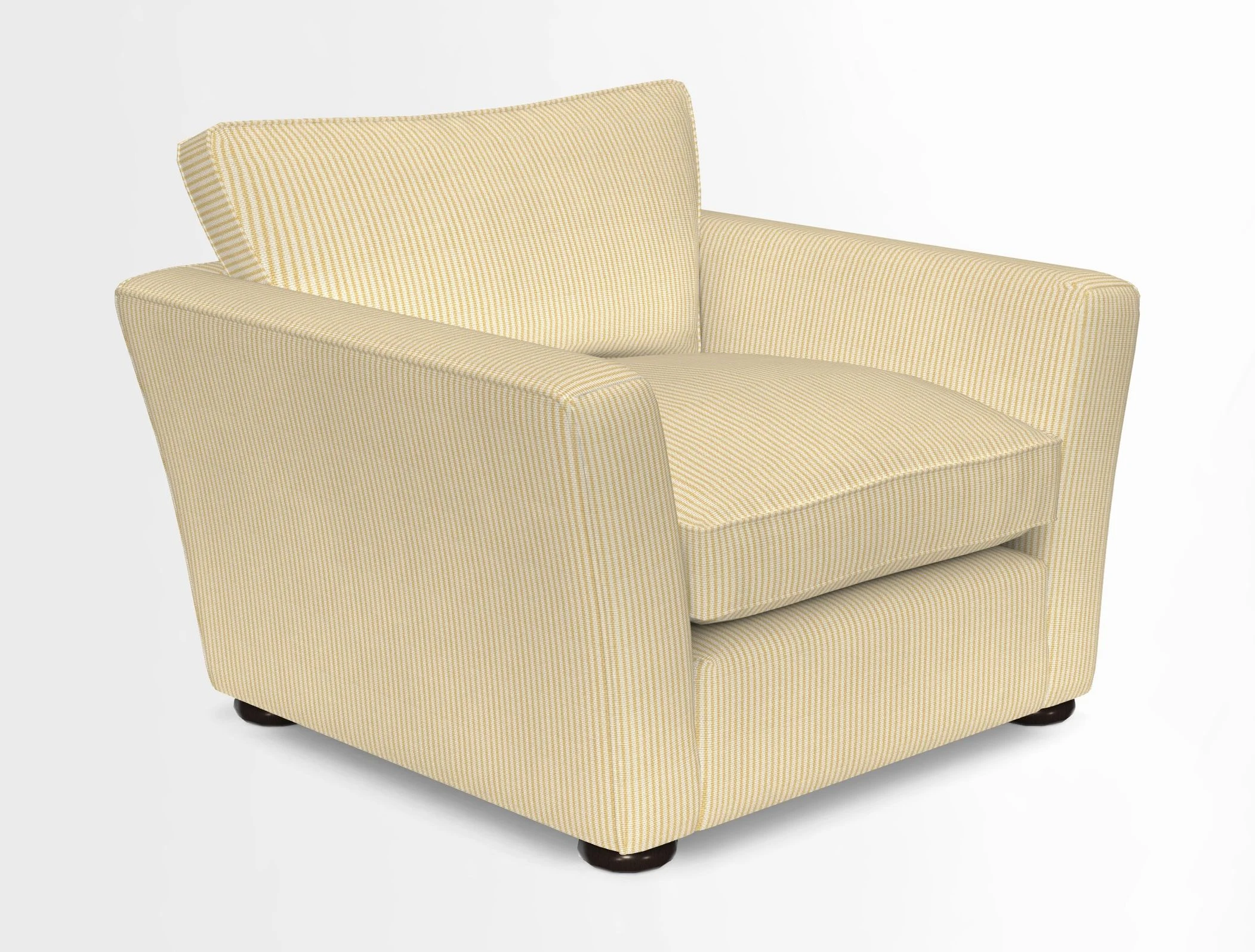 Aldeburgh Chair in Two Tone Plain Biscuit