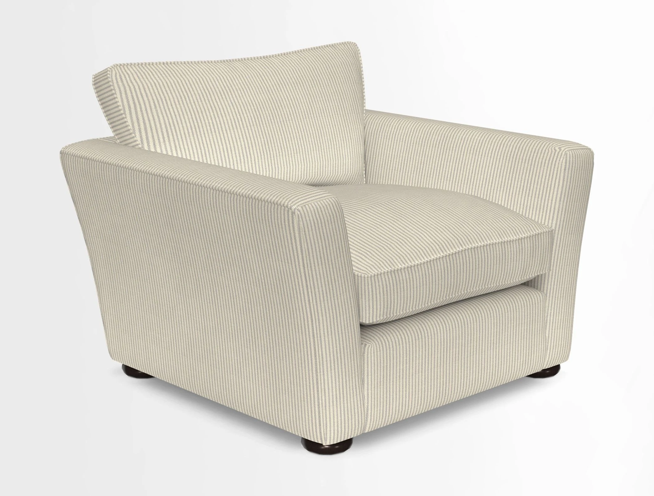 Aldeburgh Chair in Two Tone Plain Biscuit