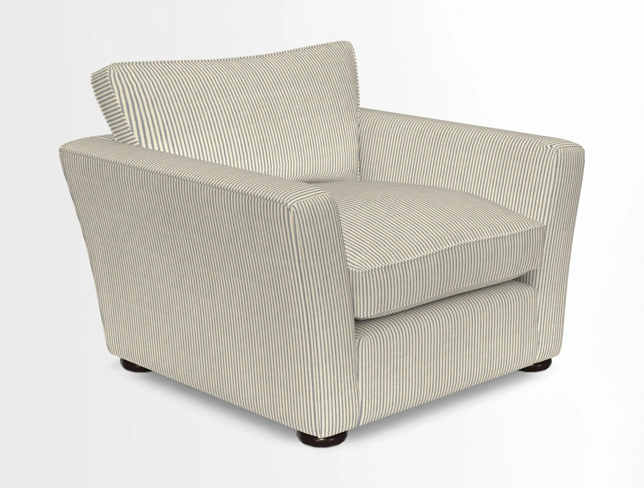 Aldeburgh Chair in Two Tone Plain Biscuit