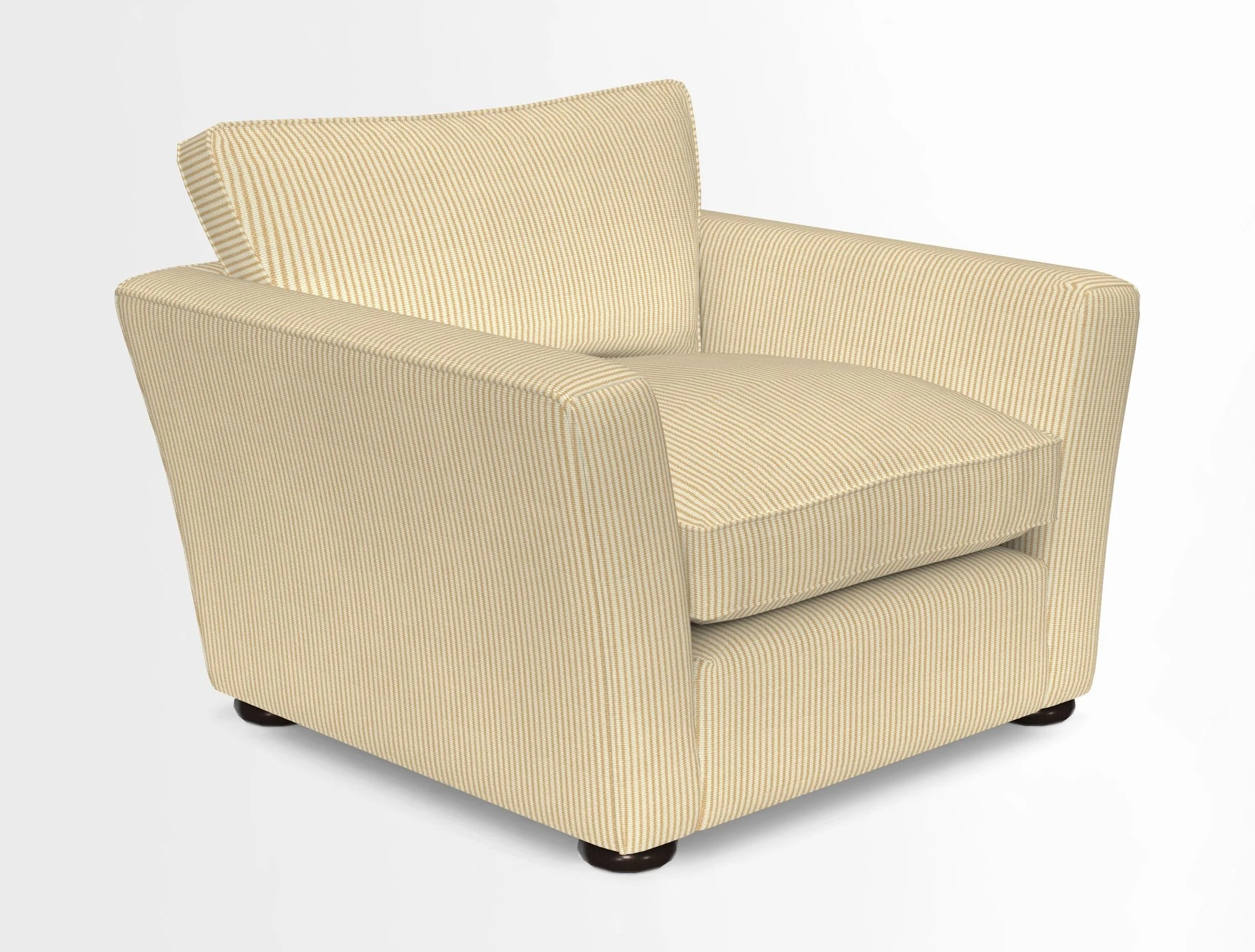Aldeburgh Chair in Two Tone Plain Biscuit