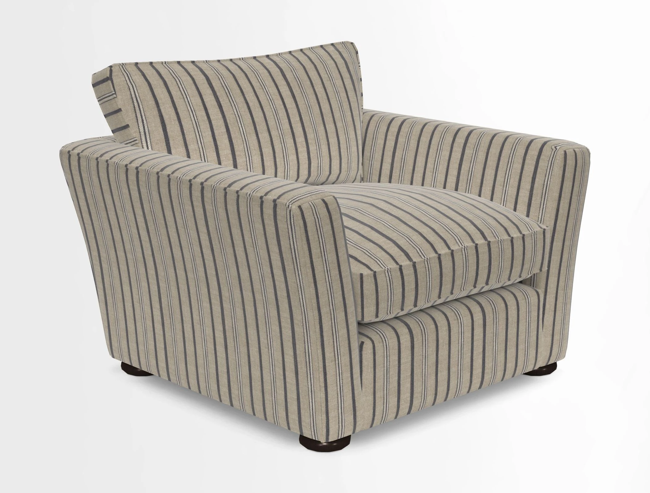 Aldeburgh Chair in Two Tone Plain Biscuit