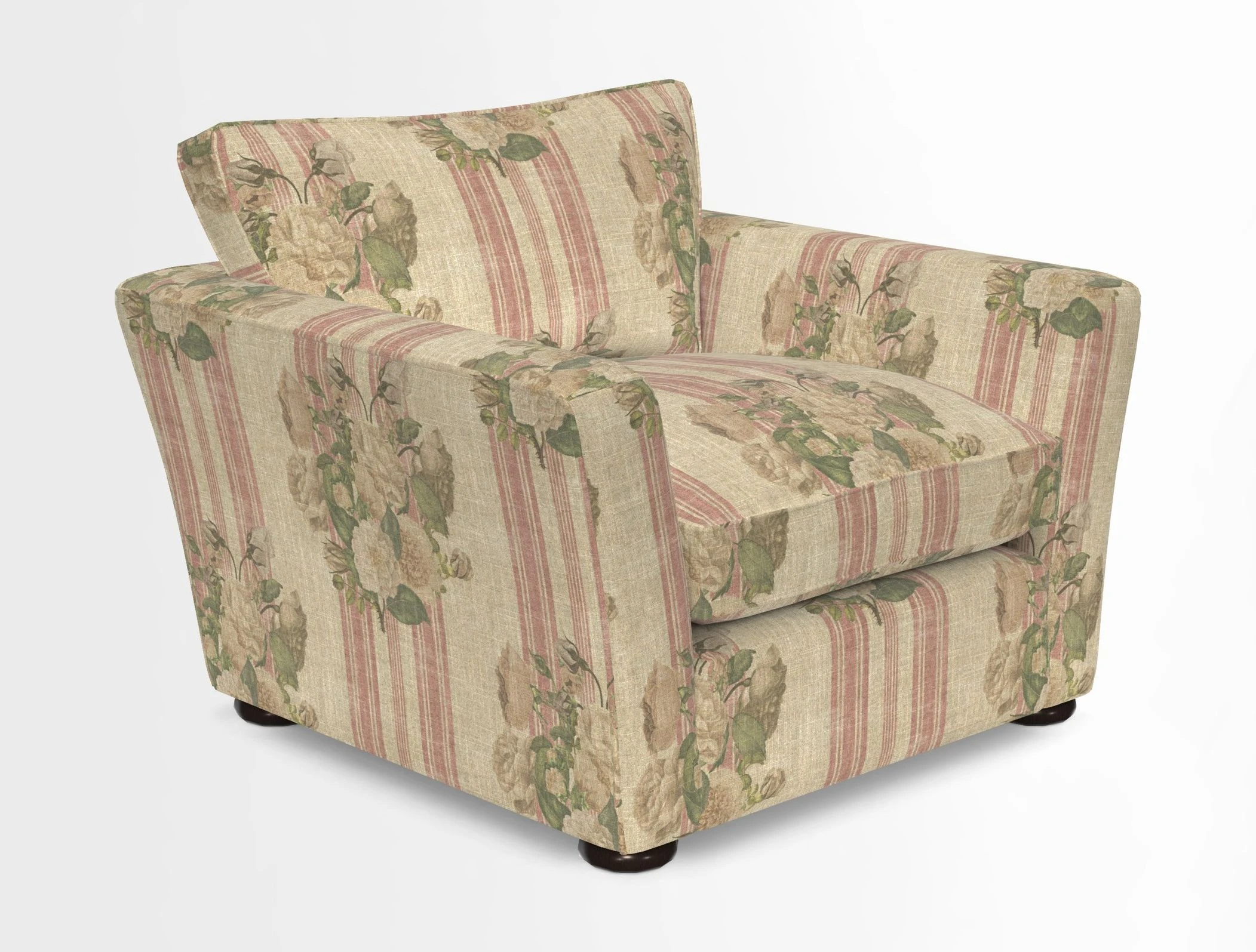 Aldeburgh Chair in Two Tone Plain Biscuit