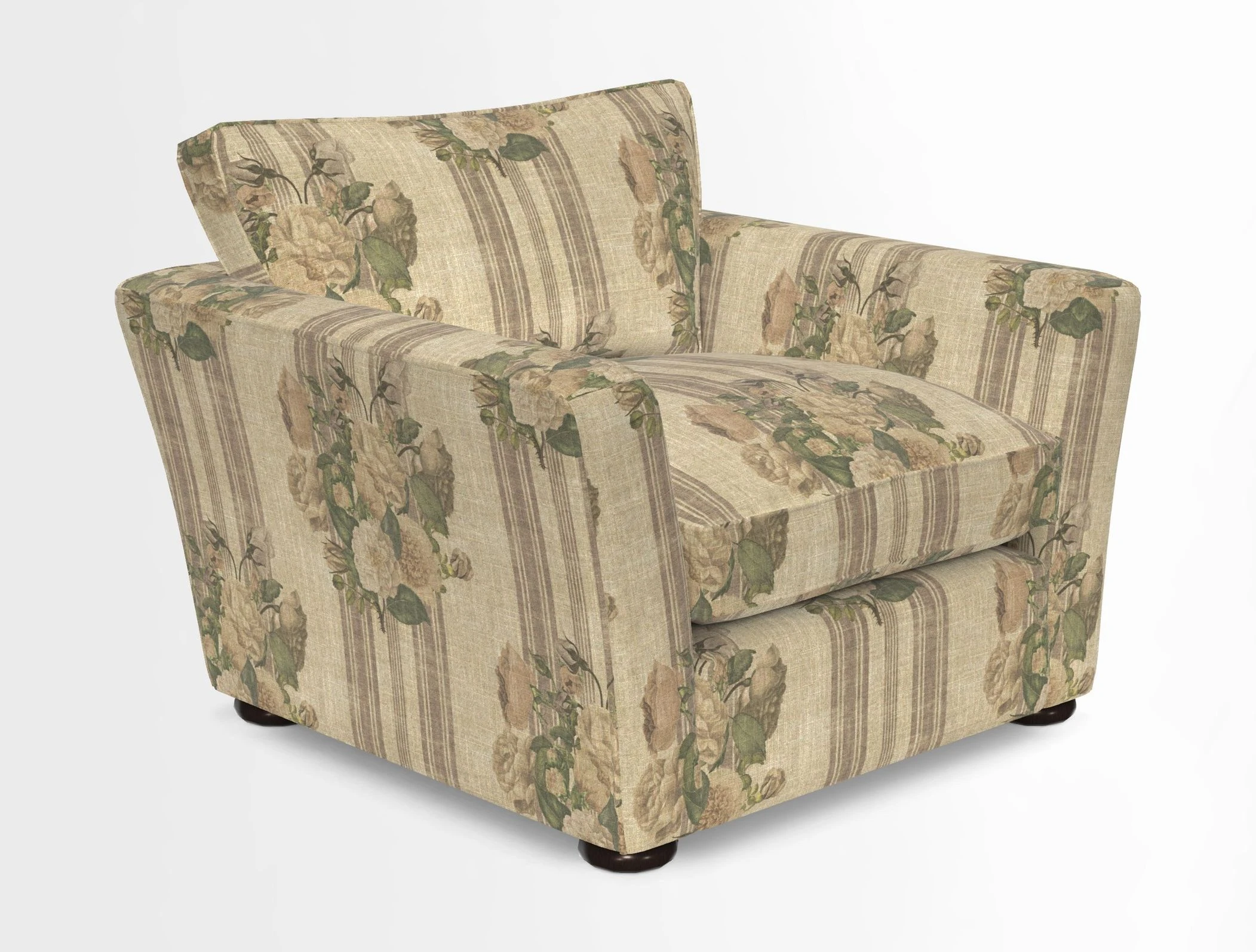 Aldeburgh Chair in Two Tone Plain Biscuit
