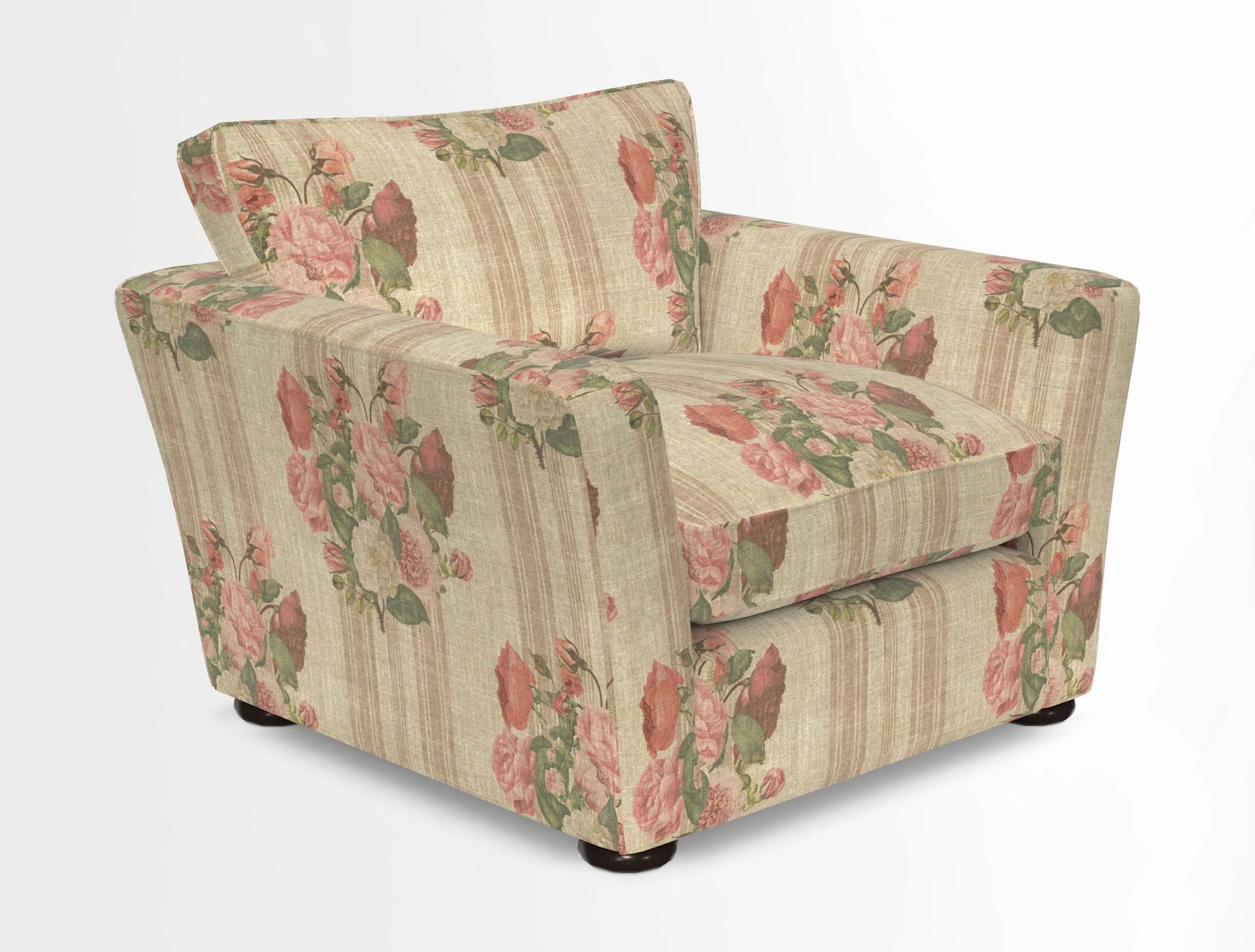 Aldeburgh Chair in Two Tone Plain Biscuit