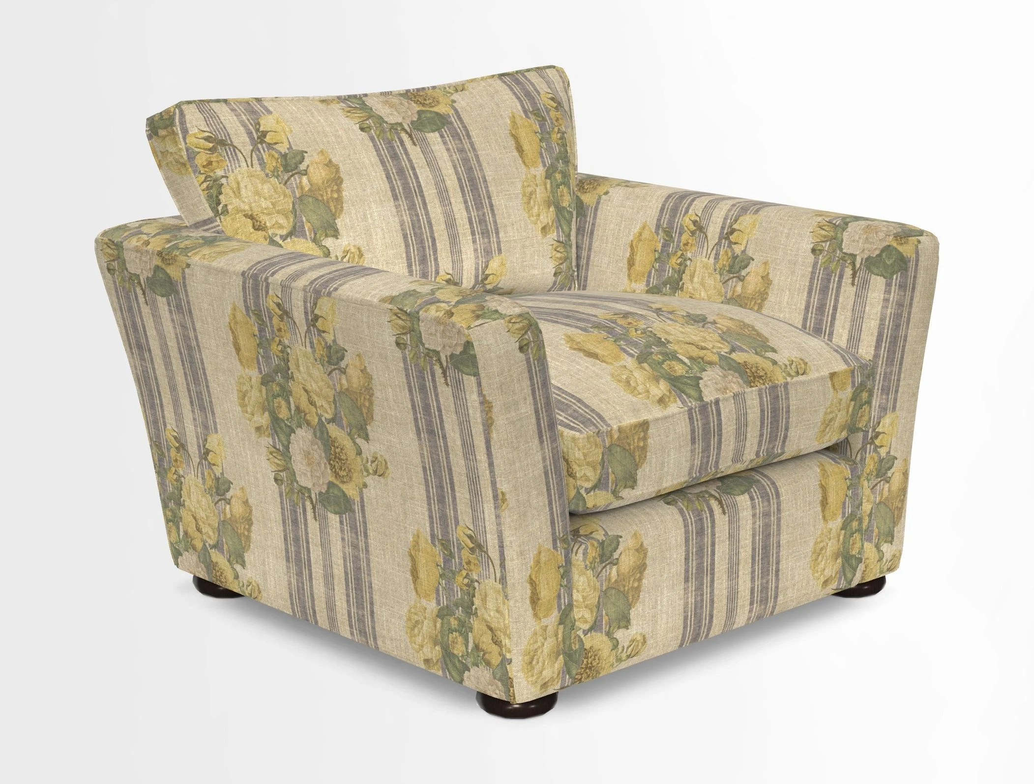 Aldeburgh Chair in Two Tone Plain Biscuit