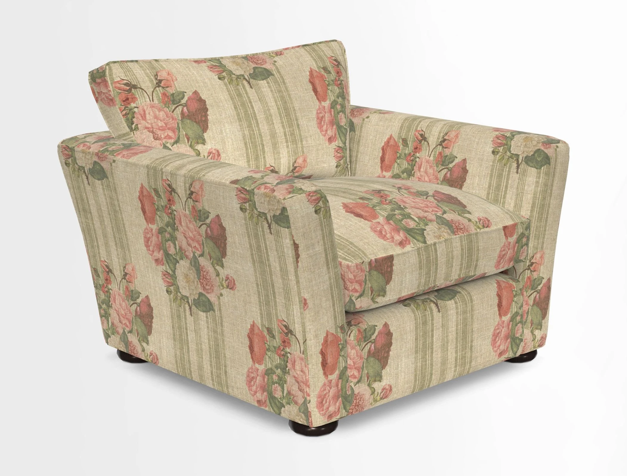 Aldeburgh Chair in Two Tone Plain Biscuit